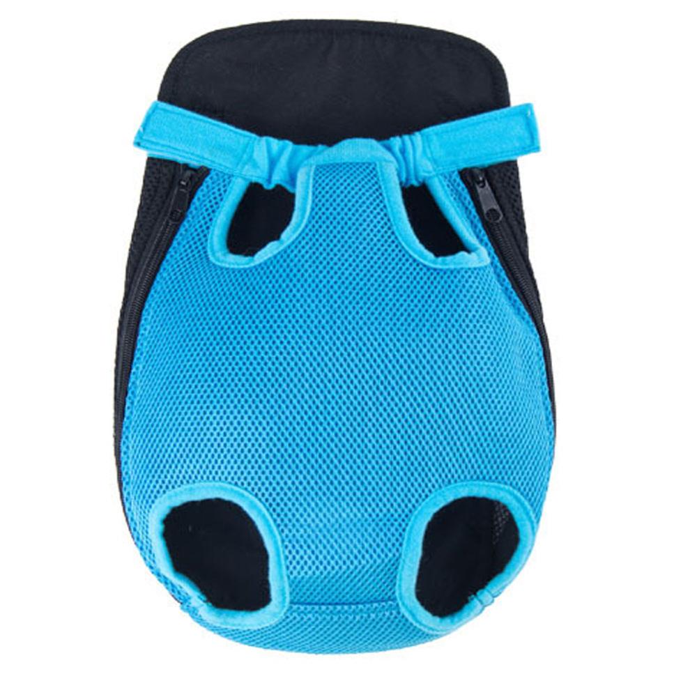 Pets Carrier Dog Front Chest Backpack Five Holes Backpack Dog Outdoor Carrier Tote Bag Sling Holder Mesh For Cat Puppy Dog: IY0179QL / XL