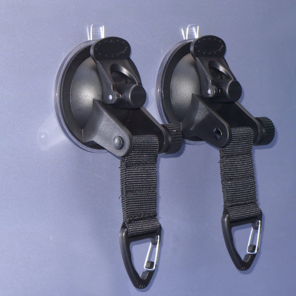 2/PK Zuignap Tie Downs Zuignap Mount voor Glad Glasvezel Oppervlakken Zoals Glas, Boten, SUPs, Auto 'S en Kampeerders