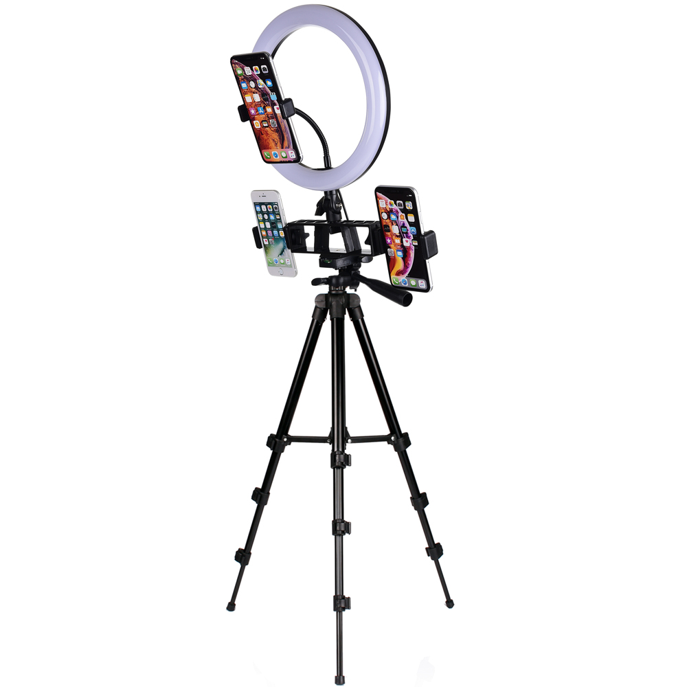 Bakaji Leuchtring Lampe für Video und Selfie Ring Light LED Bakaji Leuchtring Lampe für Video und Selfie Ring Light LED