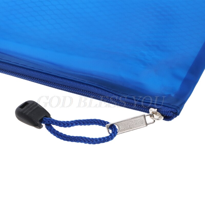 1Pc Folder for documents Capacity A5 Zipper File Pocket Storage Organizer Office School Waterproof