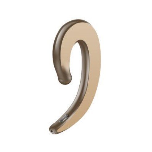 Bone conduction hoofdtelefoons, draadloze bluetooth oordopjes met microfoon, hd-oproep, handsfree sport oordopjes, zweetbestendige oorhaak oordopjes: 03 goud