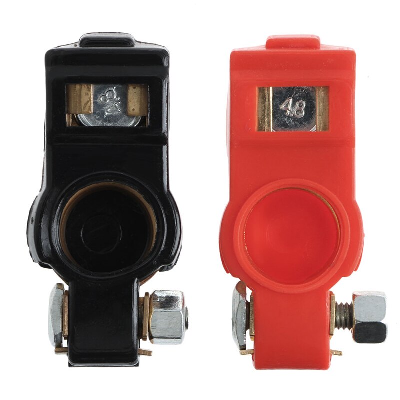1 Pair Alloy Positive Nagative Battery Car Terminal Clamp Clips Connector 270E