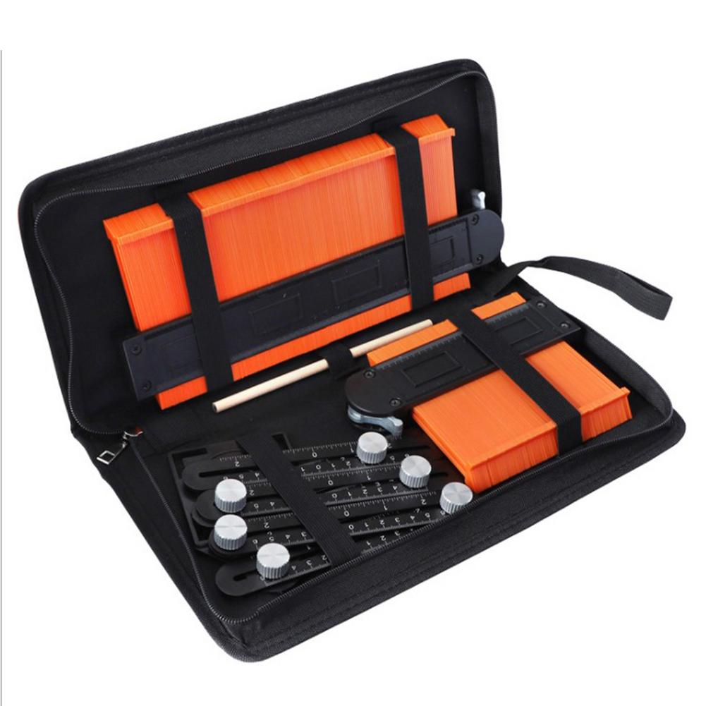 Contour Gauge Self-locking Widened Measuring Ruler Set Tool Set Supplies 4 Sets-the Gauge Tool Set: Default Title