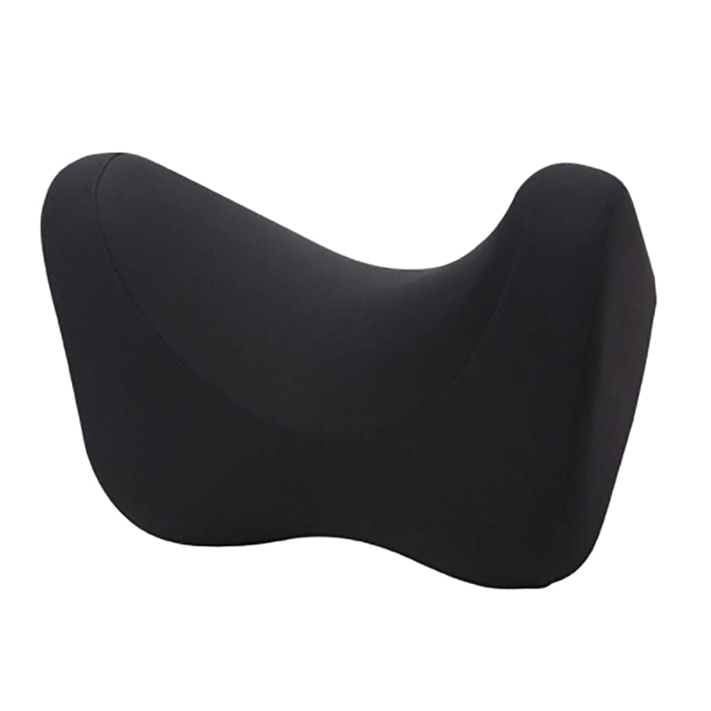 Car Headrest Neck Pillow Lumbar Pillow Seat Cervical Spine Car Car Pillow Sleeping Rest Memory Cotton: Black
