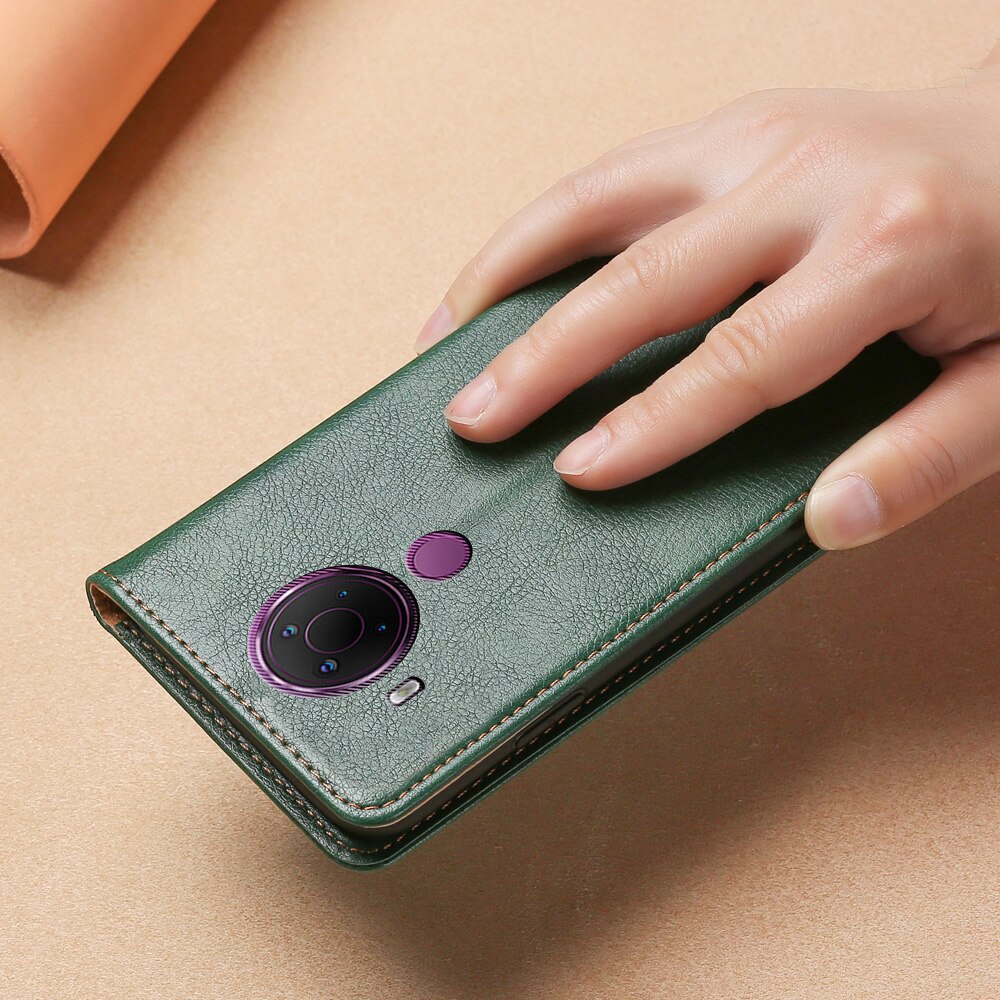 Voor Nokia 5.4 6.39 Inch Case Wallet Magnetische Leather Flip Cover Voor Nokia 5.4 Card Stand Soft Cover Luxe Mobiele telefoon Tassen