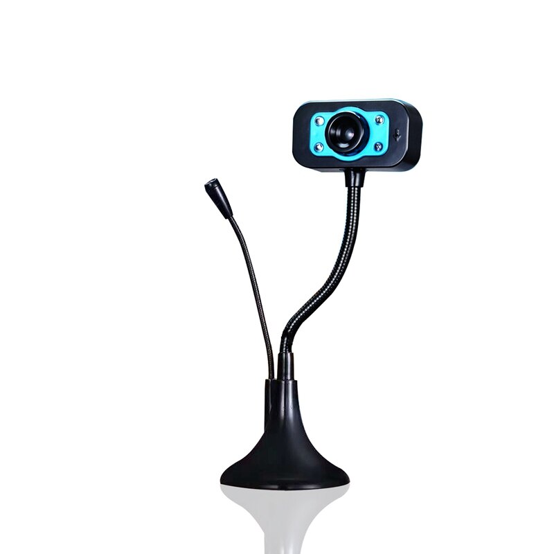Multifunctional HD Computer Camera, Stand-Alone HD Webcam with Microphone (480P)