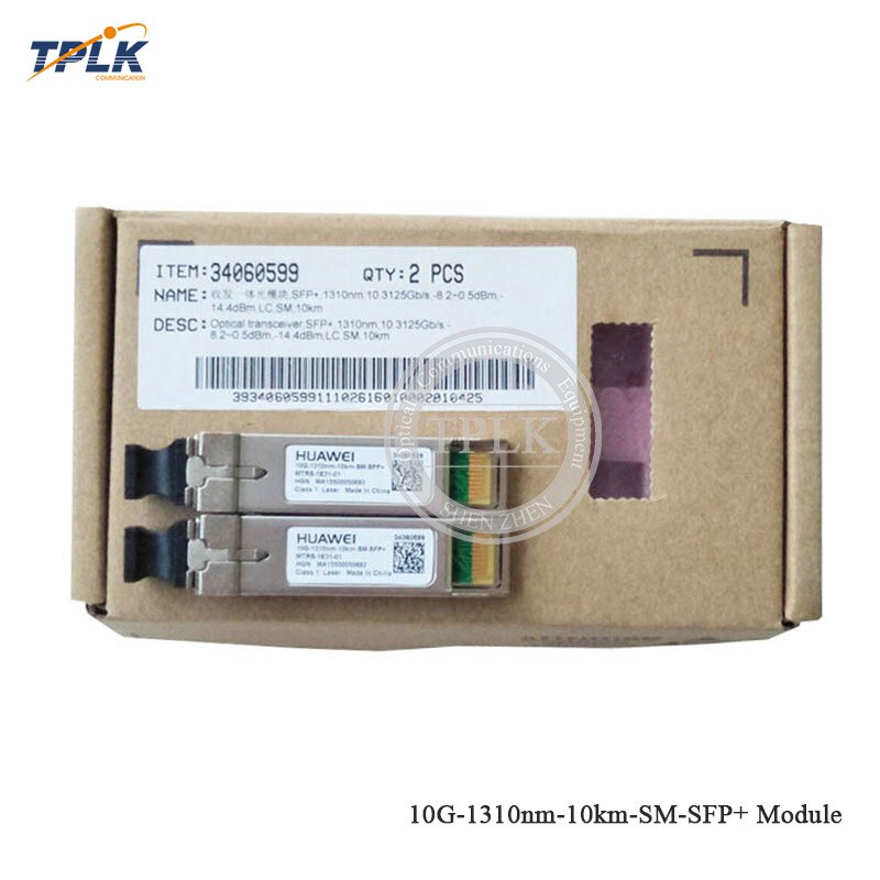 Module Original 10G 10KM SFP 10G 1310nm 10KM SM SFP Module émetteur-récepteur monomode