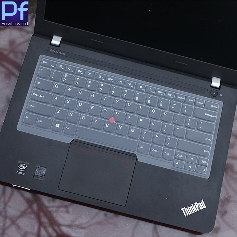 Dla Lenovo Thinkpad E14 2020 silikonowa klawiatura laptopa obudowa ochronna E 14: clear