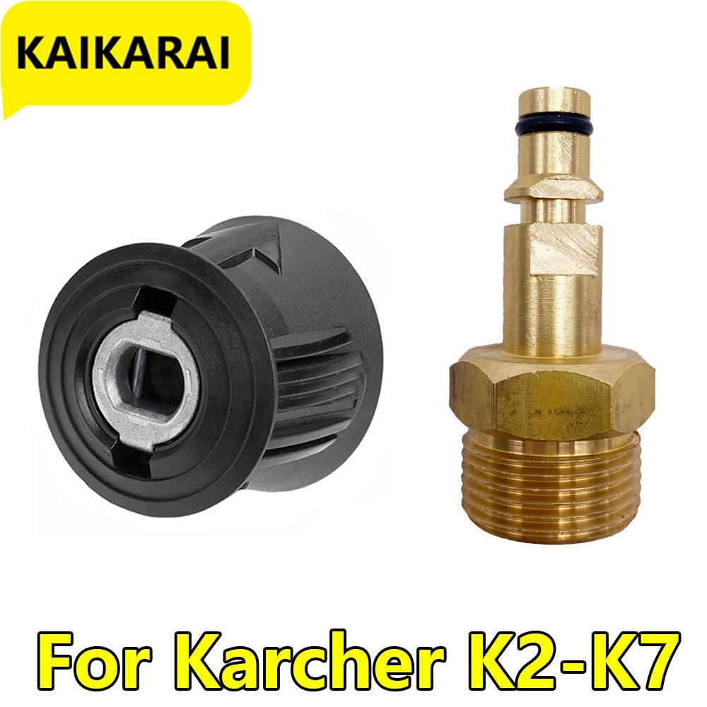 High Pressure Washer Hose Adapter M22 High Pressure Pipe Quick Connector Converter Fitting for Karcher K-series Pressure Washer