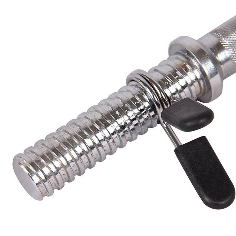 25/28/30mm Weight Spring Collar Clip Dumbbell Barbell Clamp Bar with Handle Ultra-soft Protective Cover Use Trainning Fitness