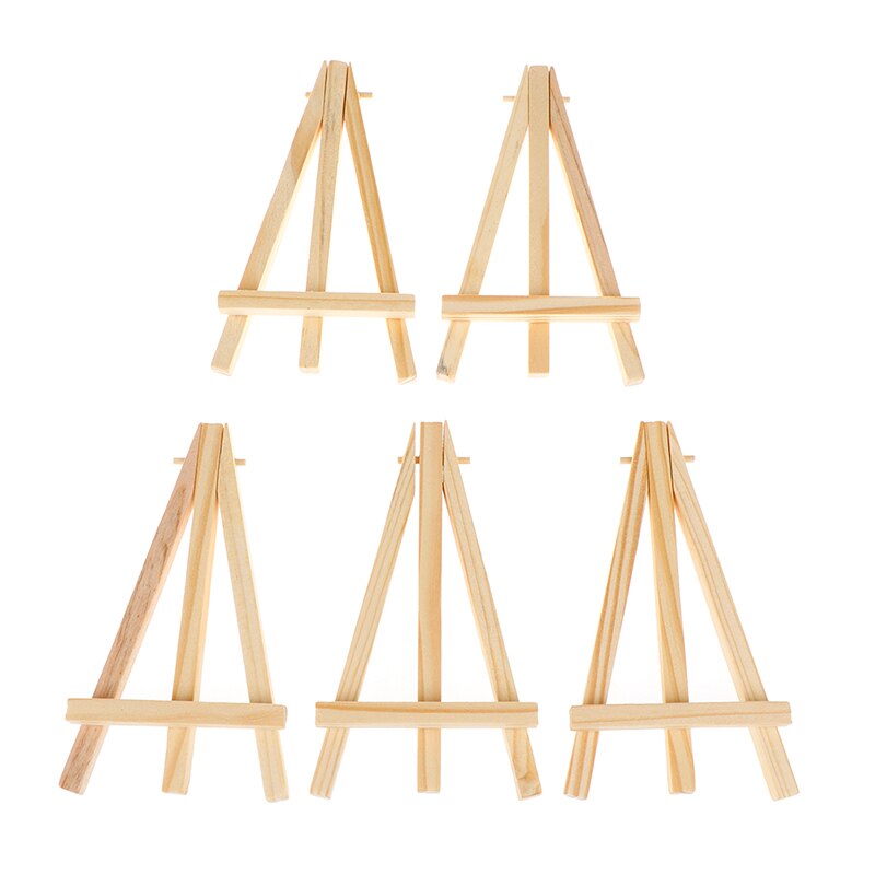 5 stücke Holz Künstler Staffelei Hochzeit Tisch Anzahl Ort Name Karte Fotos Stehen Anzeige Halfter DIY Party Tisch Werkzeuge