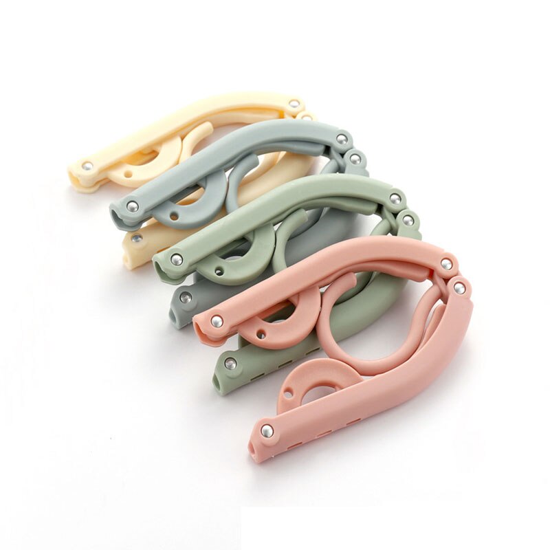 Portable Folding Clothes Hanger Multifunction Magic Stretch Drying Rack Home Wardrobe Storage Rack Women Travel Clothes Hanger