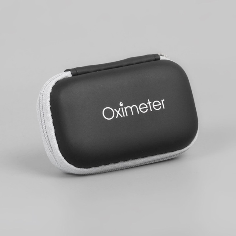 Oximeter opbevaringspose fingerpuls oximeter rimelig layout kraftig plads beskyttelsesetui hård lynlås holder