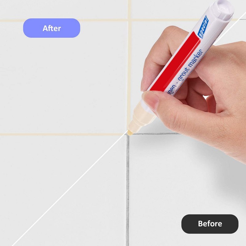 Carrelage Joint réparation couleur stylo carrelage coulis tuile recharge ciment stylo étanche à la moisissure mur de remplissage porcelaine peinture nettoyant