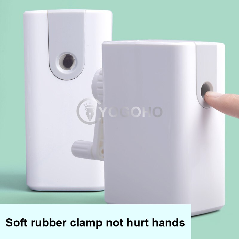 M&amp;G Hand-cranked Pencil Sharpener Manual Pencil Cutter Hand Crank Rotary Knife Pencil Sharpener Stationery Supplies