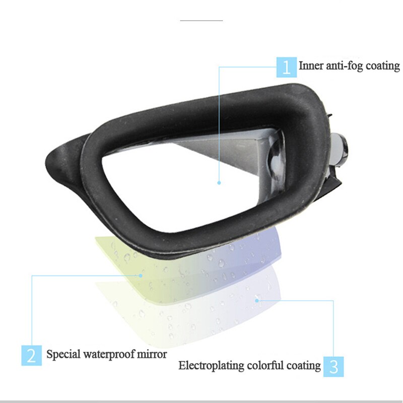 Professionele Zwembril Anti-Fog 100% Uv Verstelbare Bril Zwemmen Goggle Volwassen Badmuts Oordopjes Neus Clip Set Voor mannen