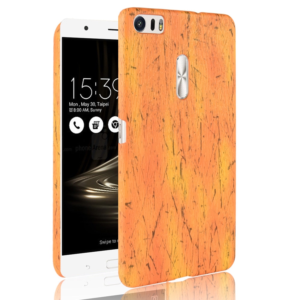 Sumin para Asus Zenfone 3 Ultra ZU680KL Funda de cuero PU de 6,8 pulgadas de grano de madera para Asus ZU680KL Bolsa De Teléfono carcasa cubierta