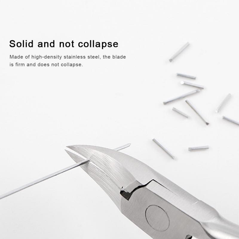 1Pcs Teen Nagelknipper Correctie Dikke Nagels Ingegroeide Teennagels Tangen Cutters Dode Huid Vuil Remover Pedicure Care Tools