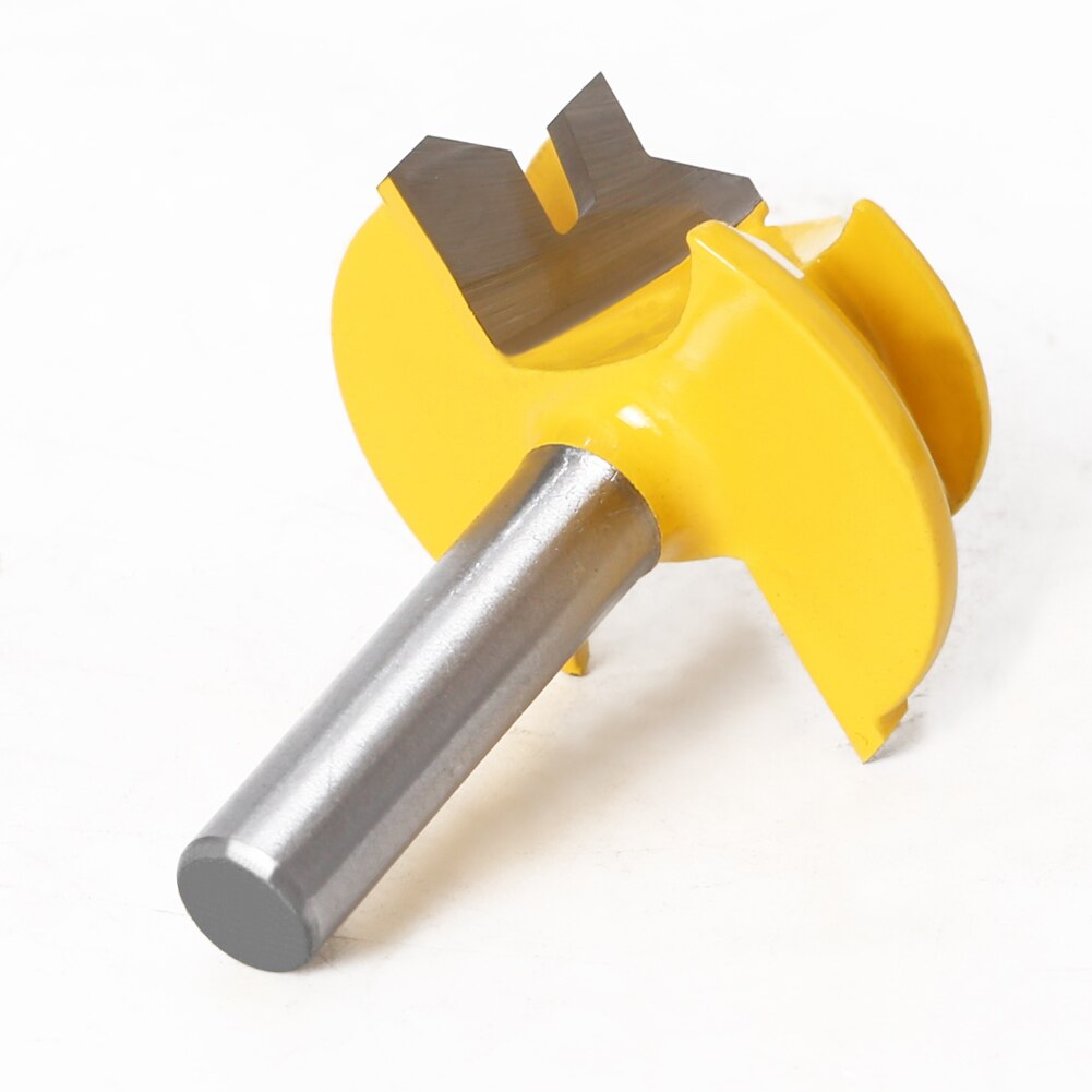 3 Pc 8Mm Schacht Tong &amp; Groef Gezamenlijke Montage Router Bit Set 45 Graden Lock Mijter Rout3/4 "Voorraad Hout Snijgereedschap