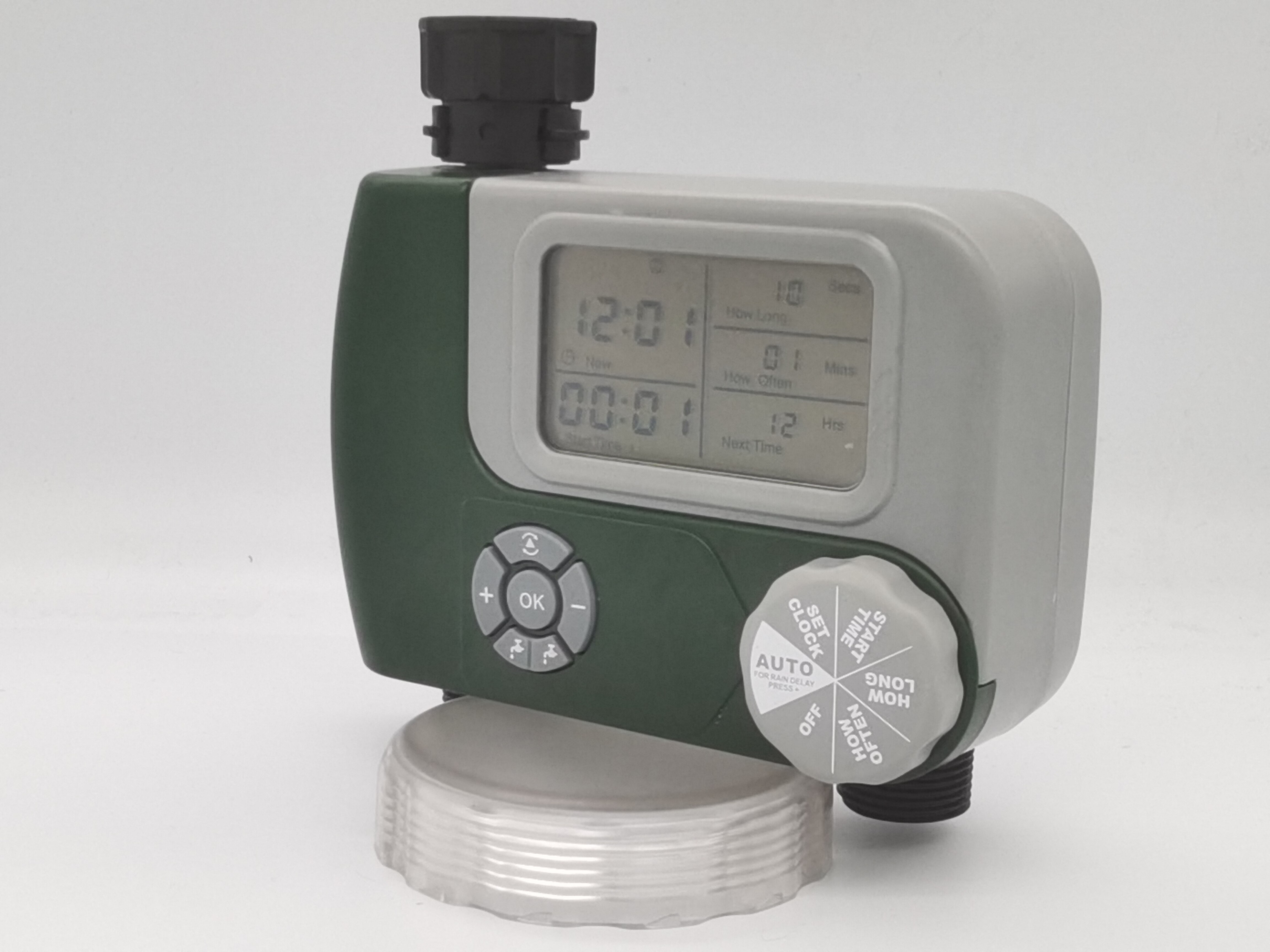 Automatic Watering Sprinkler System Garden Watering Timer Irrigation Controller Electronic Home Hose Faucet with 2 Outlet
