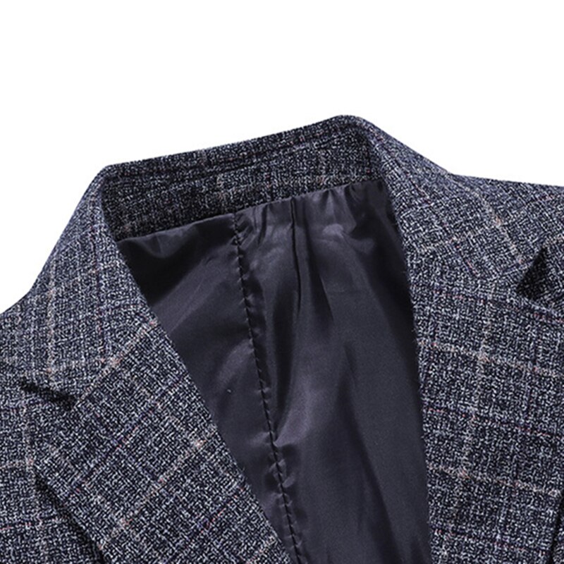 Bolubao herr kavaj märke brittisk stil bekväma tyger herr slim fit vild kostym bal galler kavaj hane