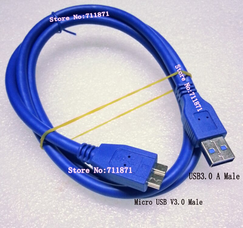 100cm Micro USB V3.0 Charging data Cable Line Micro B Male USB3.0 Line Usb3.0 Mobile HDD Note3 USB3 USB3.0 A Male Micro USB V3.0