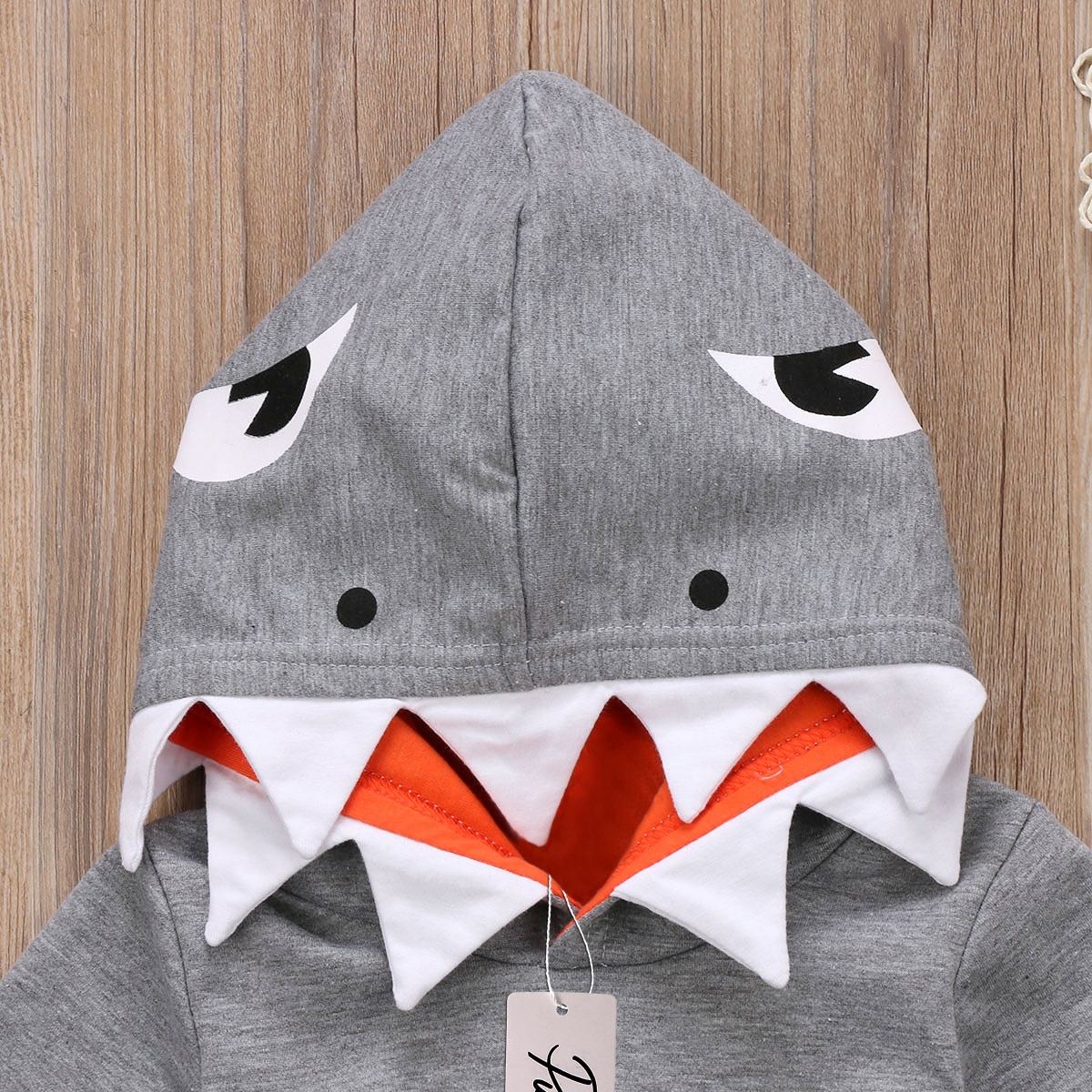 Casual Toddler Kids Boys Shark Hooded Tops Hoodie Pocket Jacket for boy Coat Outerwear