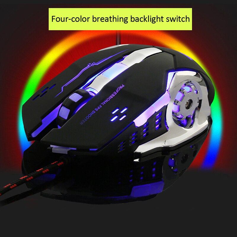Wired/Wireless Gaming Mouse with Silent LED Backlit 8D 3200 DPI Adjustable USB Optical Ergonomic Mouse For Laptop.