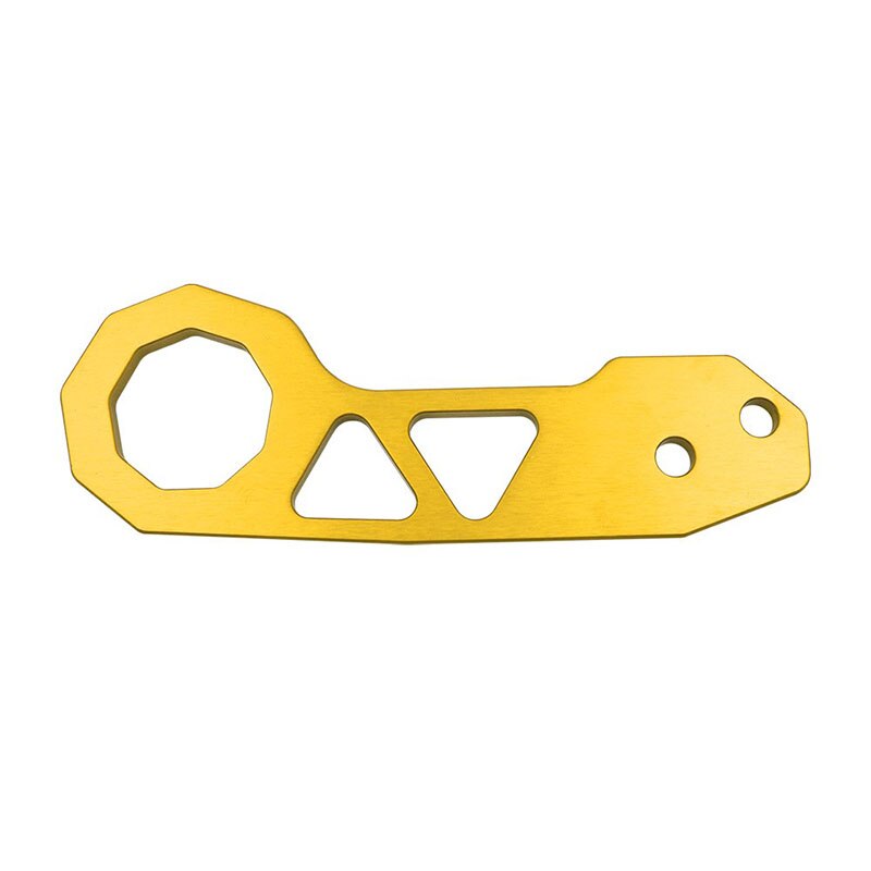 Rear Tow Towing Hook for Universal Car Trailer Ring Aluminum Alloy Racing Trailer Hook Auto Modification Parts: Gold
