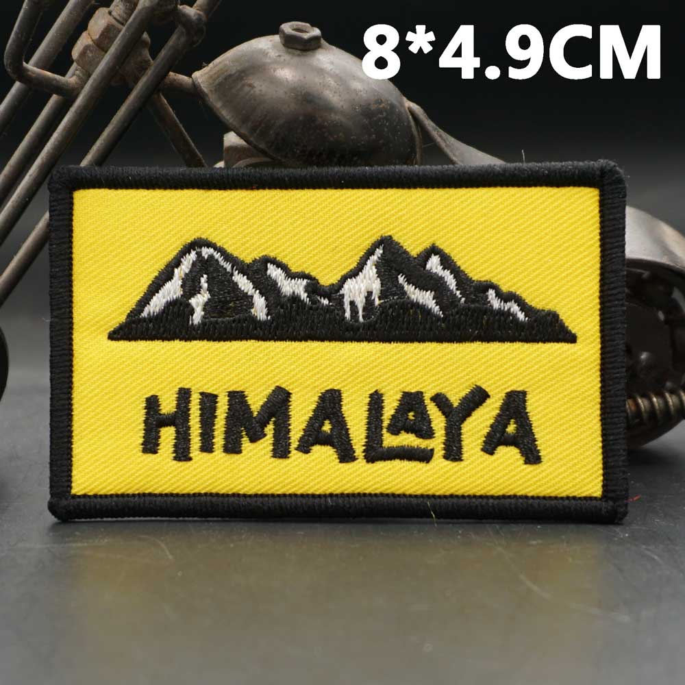AA26-2,AA28-2,AA29-2,AA30-2 HIMALAYA Himalayan Outdoor Camping EMBROIDERY PATCH: S / green