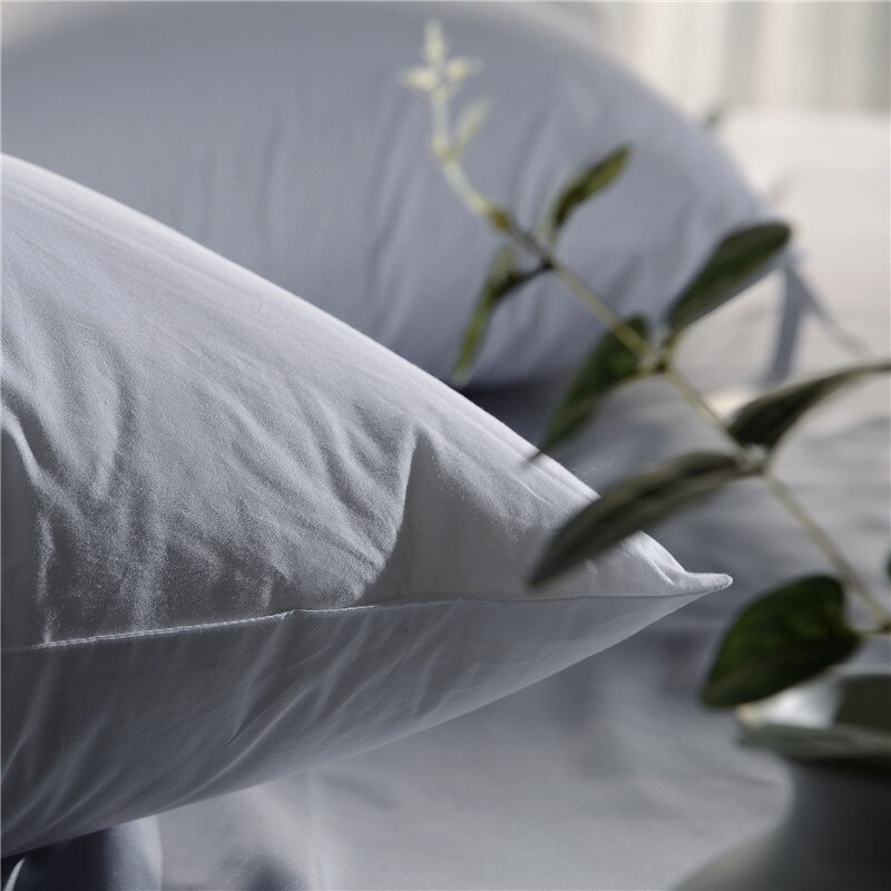 Claroom, almohada súper suave estilo japonés de poliéster/plumas de ganso blancas, almohadas para dormir, AC12 #
