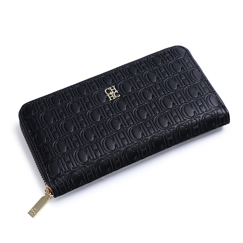 CH Premium Folding Printed Monogrammed Luxury Women's Handbags Square Wallet Classic Vintage