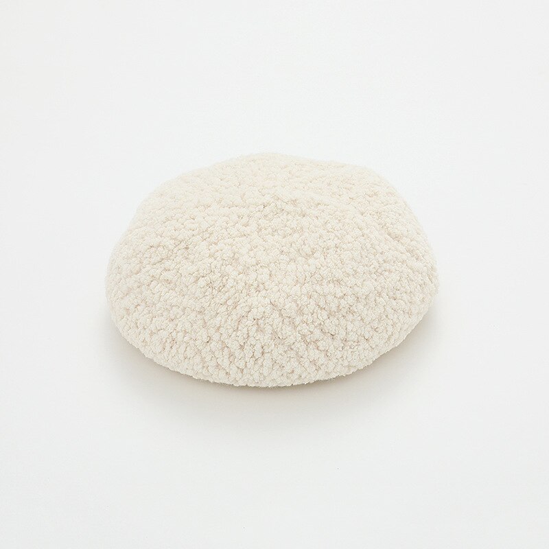 Netz promi baskenmütze Dame retro Britischen Winter kaninchen haar knospe Hütte frauen hüte: Weiß