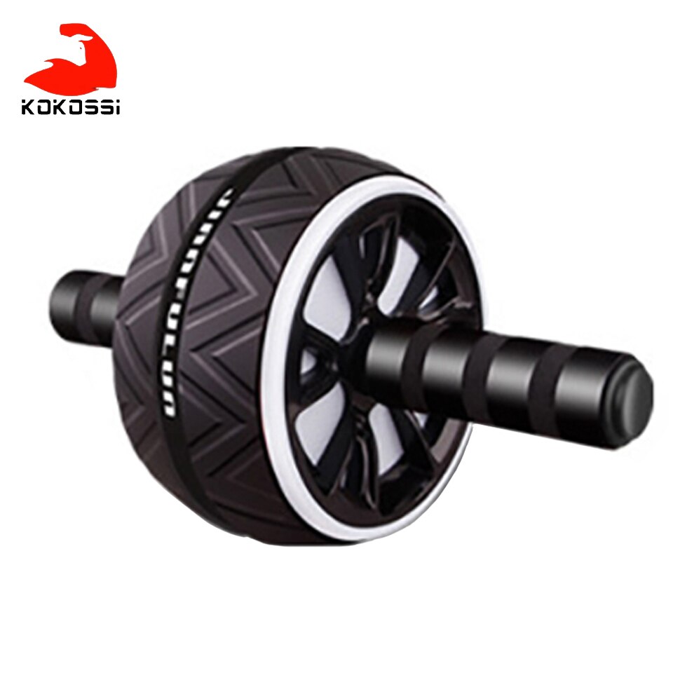 KoKossi-Rodillo Abdominal con alfombrilla, equipo de entrenamiento en casa, gimnasio, boxeo, abdominales, entrenador de ejercicio, herramienta delgada Unisex: 01