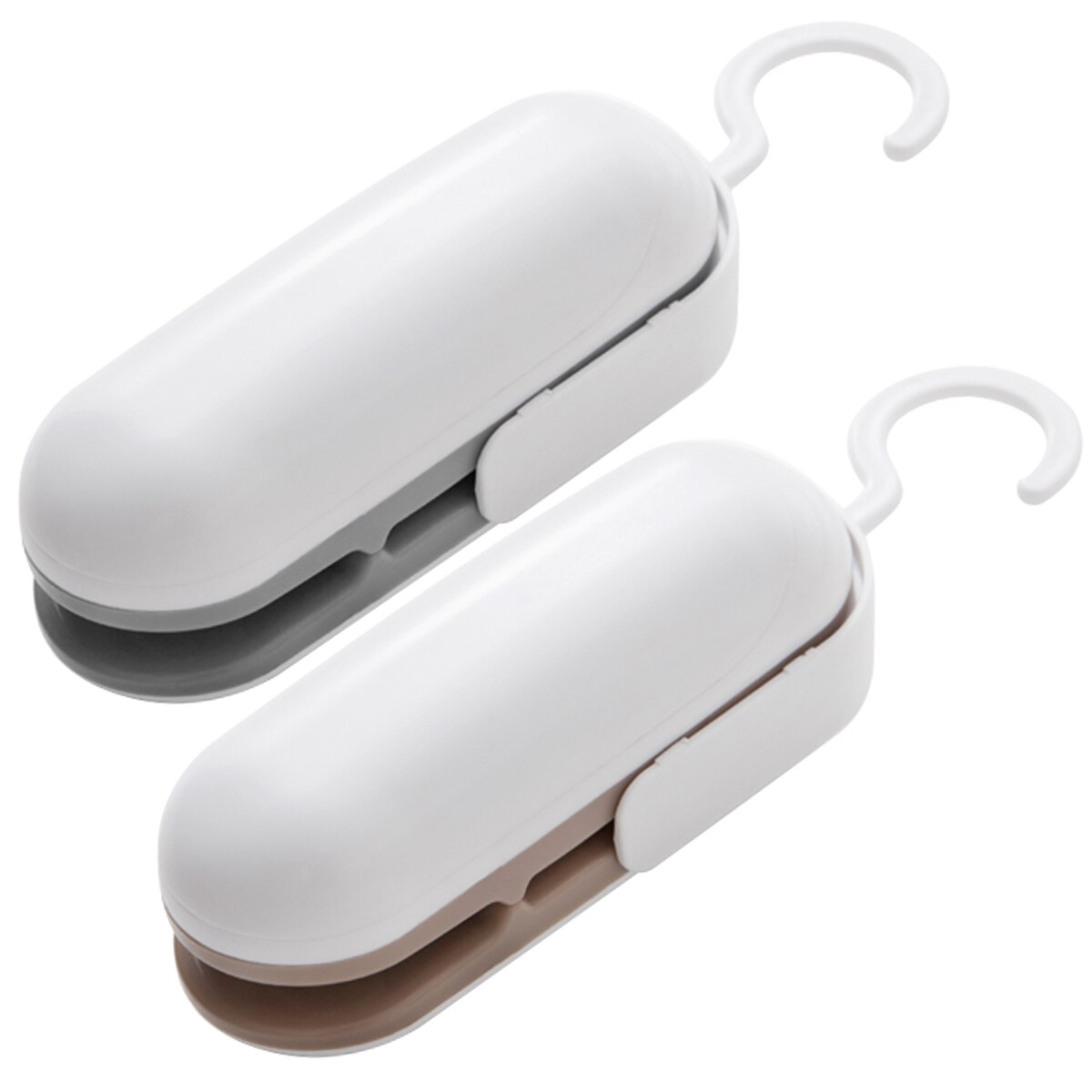 Mini Machine à sceller 2 en 1 Portable, outil de cuisine, emballage de Snacks, sac en plastique sous vide, thermoscelleuse: 2pcs