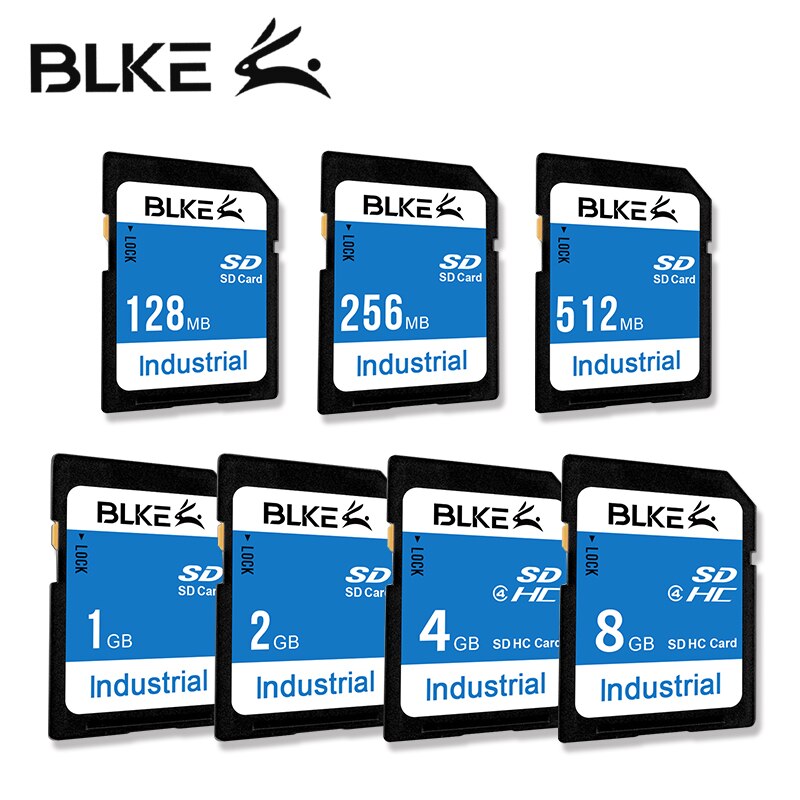 BLKE SD Card Memory Card 128M 256M 512MB 1G 2G 4G 8GB SDHC for Camera machine tool Mitsubishi M80 advertising machine CNC