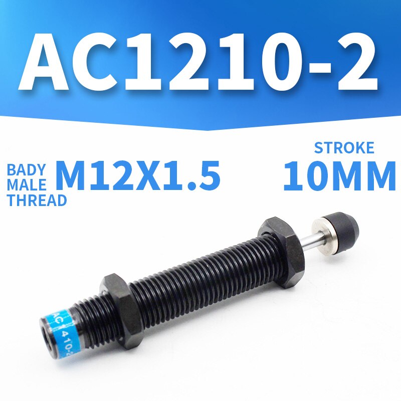 Iskunvaimennin hydraulinen  ac0806 ac1007 ac1008 ac1210 ac1410 ac1412 ac1416 ac2015 ac2016 -2 vaimennin vaimennussylinteri vakaa: Ac1210-2