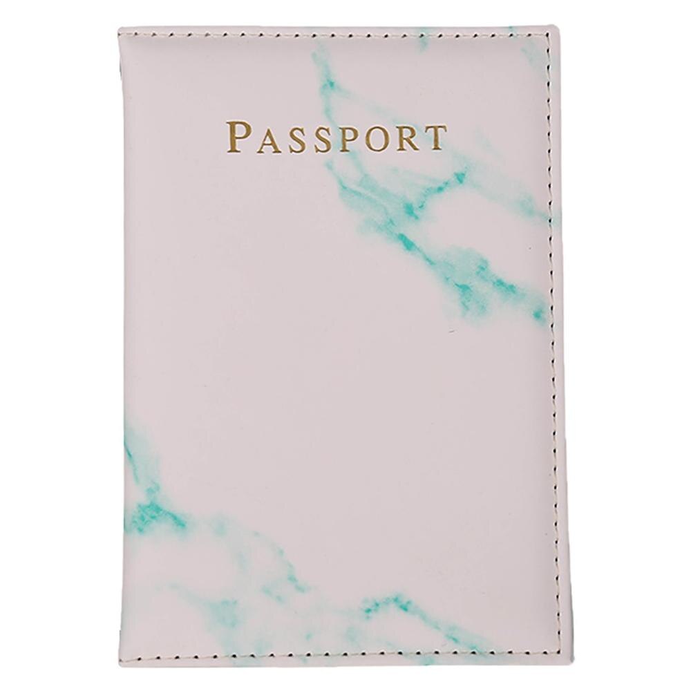 Funda de pasaporte de estilo de mármol colorido, funda de pasaporte de , funda porta pasaporte impermeable, funda de viaje: Color 5