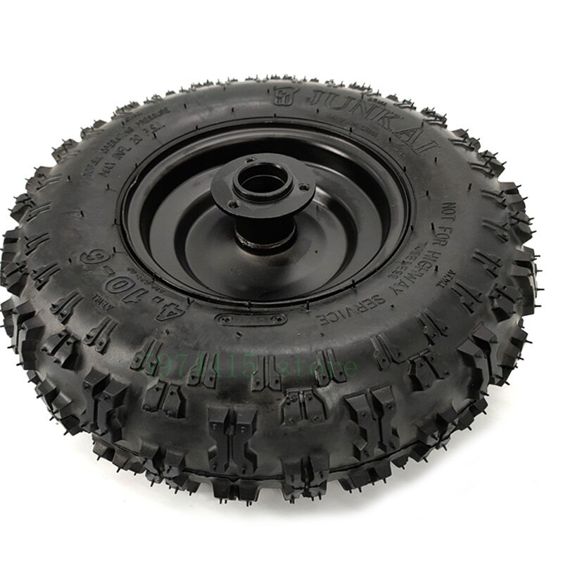 Storlek 4.10-6 däck och fälgar för alla modeller av atv go kart mini quad 47cc 49cc snöskoter 6 tums hjul premium snö