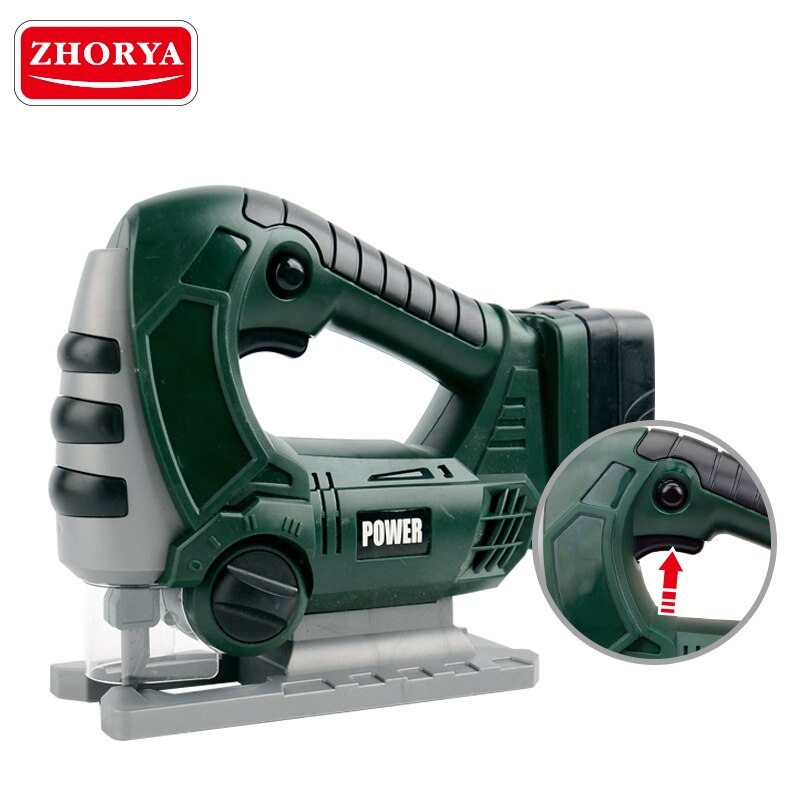 Zhorya Simulatie Groene Naaimachine Reparatie Tools Pretend Play Speelgoed Power Tool Educatief Speelgoed voor Kids Kinderen Jongens