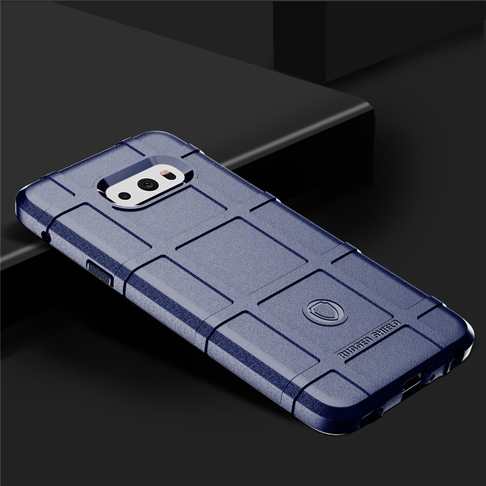 Robuuste Shield Back Cover Voor Lg G8X Case Siliconen Shockproo Armor Case Voor Lg G8x Cover: 1
