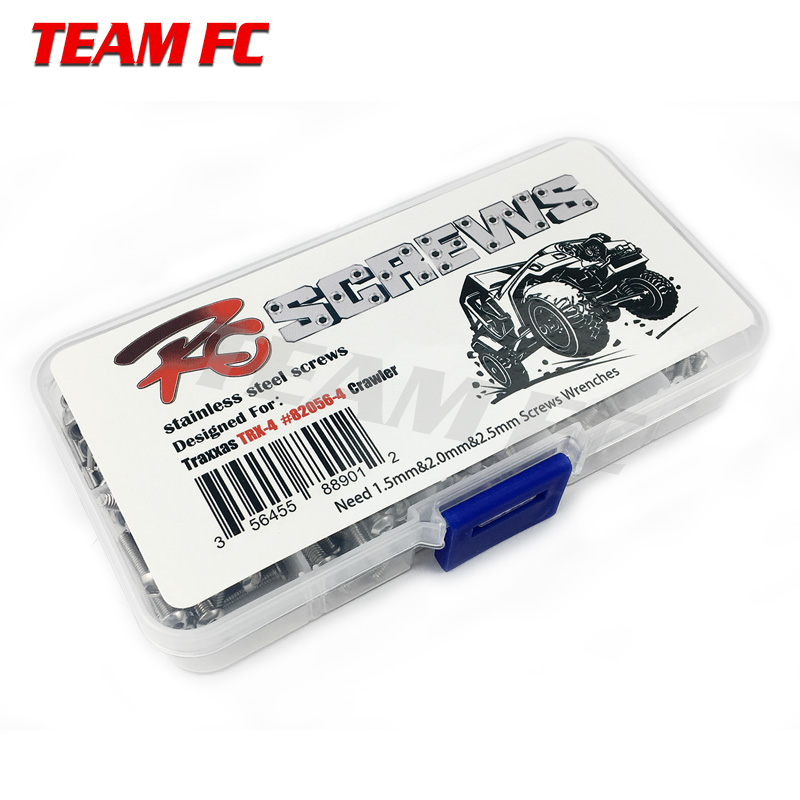 RC Auto Schraube Edelstahl Schrauben Box Reparatur Tool Kit für TRX4 Zubehör S146