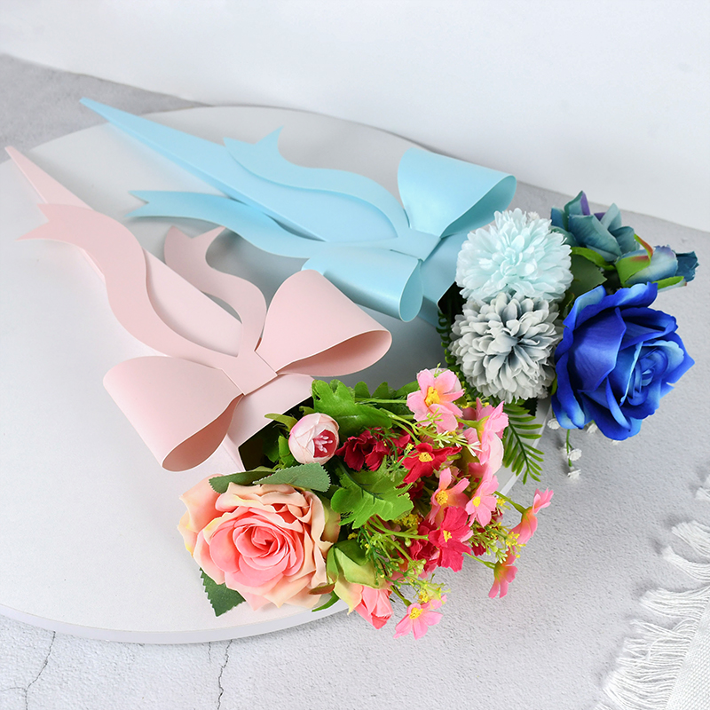 1/4 Stuks Karton Likdoorns Inpakpapier Rose Bloem Verpakking Geschenkdozen Voor Valentijnsdag Moederdag bloemist Boeket Verpakking