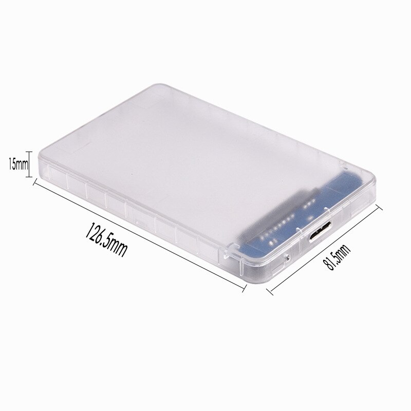 2.5 Polegada 5gbps transparente hdd caso sata 3.0 para usb 3.0 disco rígido externo ssd caixa de gabinete suporte 2tb uasp protocolo caixa