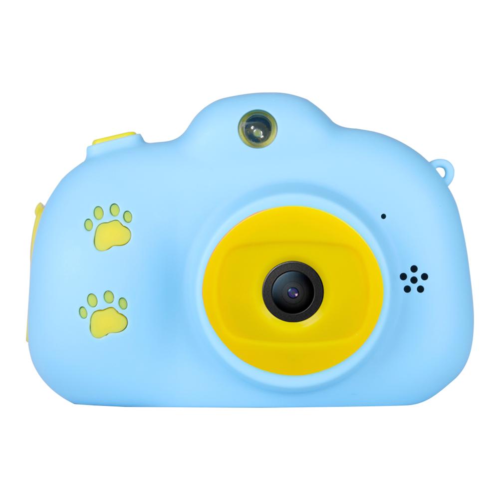 18MP HD Dzieci aparat cyfrowy wielofunkcyjna mini kamera HD zdjęcie wideo aparat fotograficzny z kartą 32G 2.4 cali ekran zabawki dla dzieci: niebieski z 32G Card
