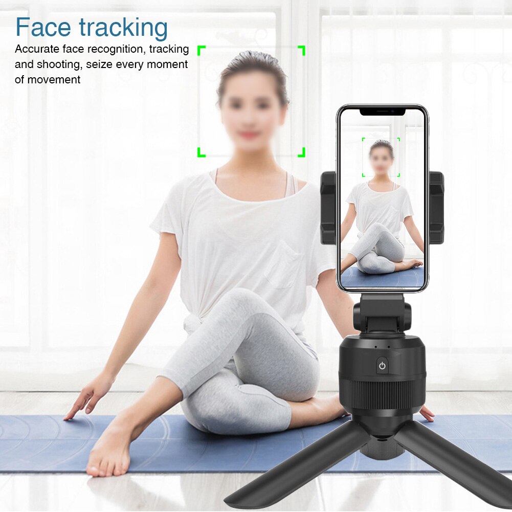 Tragbare Selfie Stock Clever Schießen Für Smartphones 360 Grad Drehung Universal- Gimbal Stabilisator Auto Gesicht Objekt Verfolgung