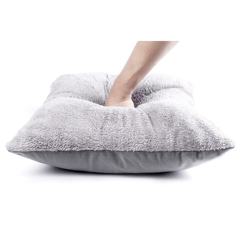 Panier pour animaux domestiques, panier, niche chaude d'hiver, pour chiens et chiots, tapis de couchage amovible, produit pour animaux de compagnie
