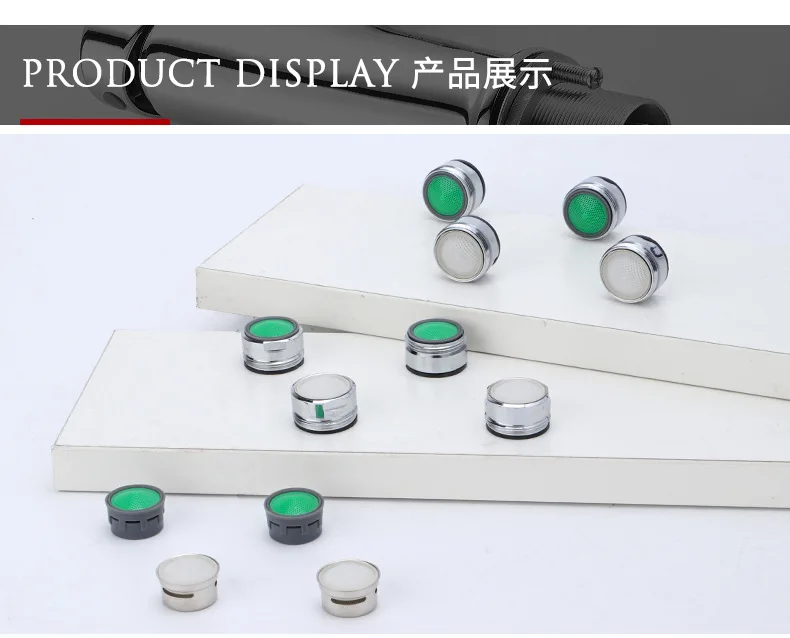 Bubbler pulverizador 2 pçs latão com rosca torneira aerador polido peça de substituição torneira bubbler pulverizador para cozinha do banheiro