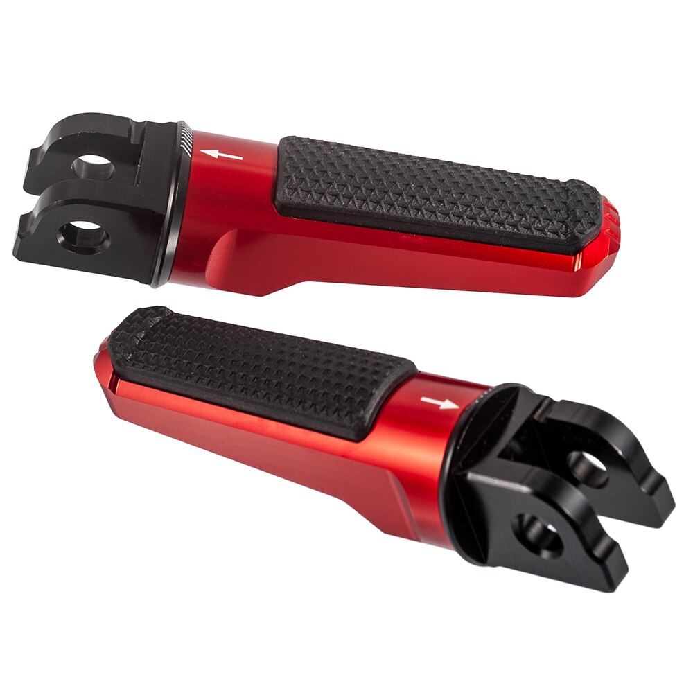 Motorcycle Foot Pegs Front Pedals Rider Footrest Accessories for R nineT Racer for S1000R for S1000RR: Red