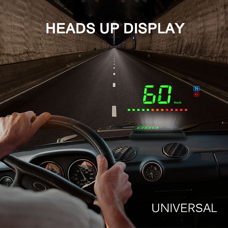 Universal Voiture HUD Projector Car Auto Display Electronic Windshield Projector HD Picture Car Display